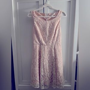 Lauren Conrad, Women’s, Size 6, Beige & Lace Dress.